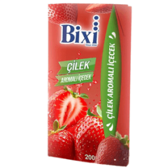 BİXİ 200 ML ÇİLEK AROMALI İÇECEK 27 ADET