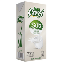 ÇERÇİ 200 ML YARIM YAĞLI SÜT 27 ADET