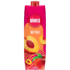 DİMES 1 LT ŞEFTALİ MEYVE SUYU 12 ADET