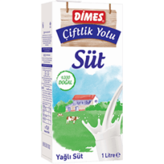 DİMES SÜT 1 LT TAM YAĞLI 12 ADET