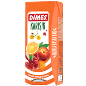 DİMES 200 ML KARIŞIK MEYVE SUYU 27 ADET