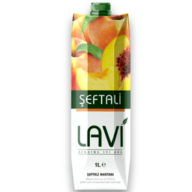 LAVİ 1 LT ŞEFTALİ MEYVE SUYU 12 ADET