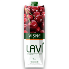 LAVİ 1 LT VİŞNE MEYVE SUYU 12 ADET