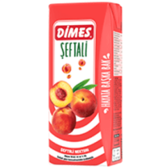 DİMES 200 ML ŞEFTALİ MEYVE SUYU 27 ADET