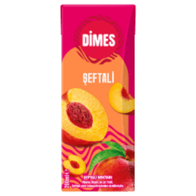 DİMES 200 ML ŞEFTALİ MEYVE SUYU 27 ADET