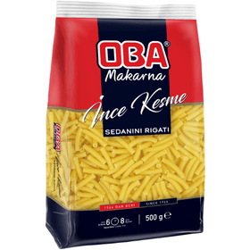 OBA 500 GR PAKET İNCE KESME MAKARNA 20 ADET