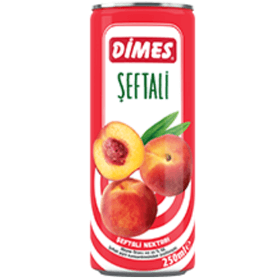 DİMES 250 ML KUTU ŞEFTALİ MEYVE SUYU 24 ADET
