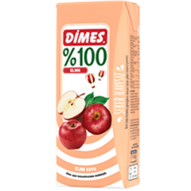 DİMES 200 ML ELMA MEYVE SUYU 27 ADET