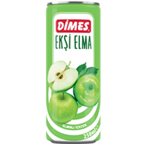 DİMES 250 ML KUTU EKŞİ ELMA MEYVE SUYU 24 ADET