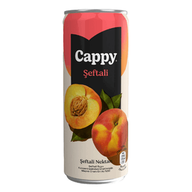 CAPPY 330 ML ŞEFTALİ MEYVE SUYU 24 ADET