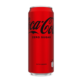 COCA COLA ZERO 330 ML TENEKE KUTU 24 ADET