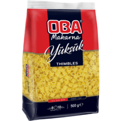 OBA 500 GR PAKET YÜKSÜK MAKARNA 20 ADET