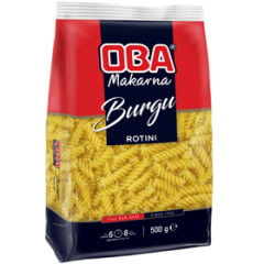OBA 500 GR PAKET BURGU MAKARNA 20 ADET